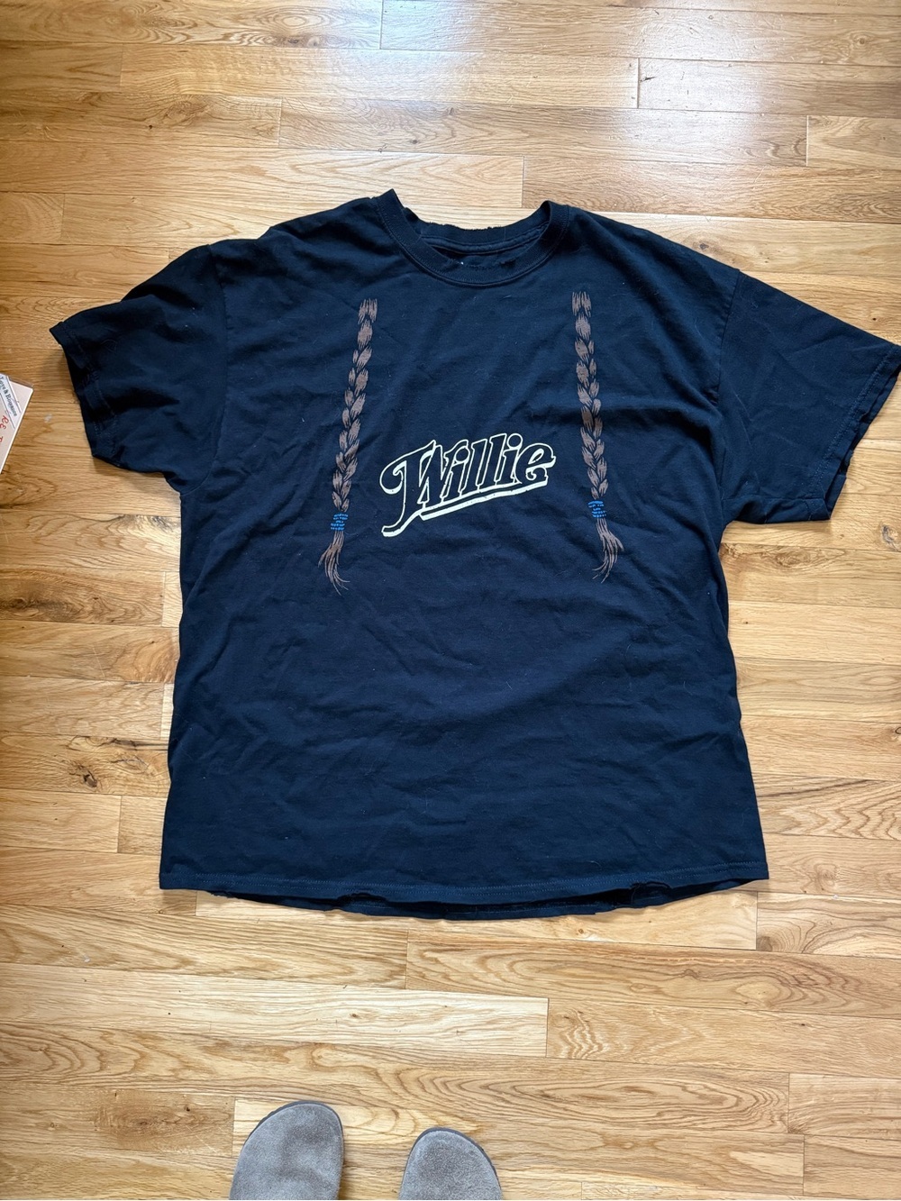 Willie Nelson Graphic Tee - Black